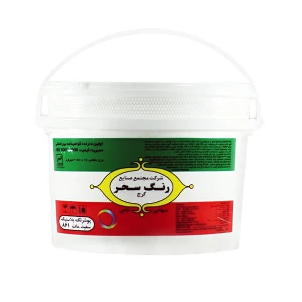 رنگ تمام پلاستیک سفیدسحر(کد861)