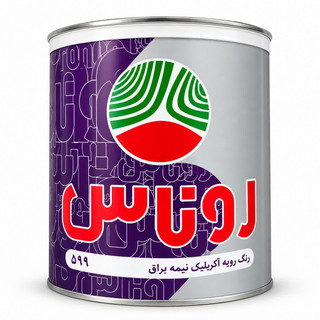 رنگ اکریلیک نیم براق روناس(کد599)